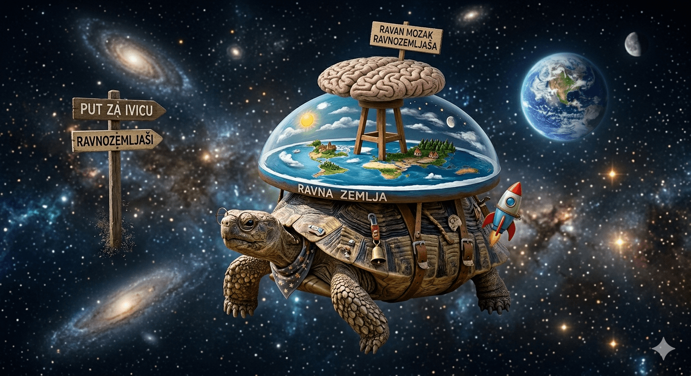 Psihologija teorije zavere: zašto ljudi veruju da je Zemlja ravna i da nema satelita